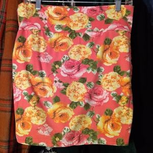 Forever 21 Mini Tube Floral Skirt Bundle